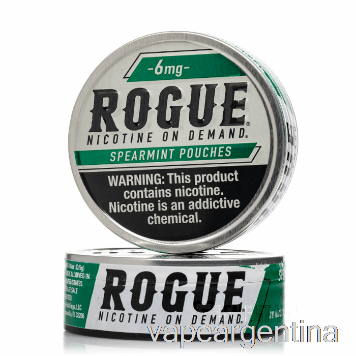 Bolsas De Nicotina Rebeldes - Menta Verde 3 Mg (paquete De 5) Vape Descartable